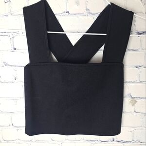 Babaton Black Torsten sculpt Knit Tank Top Size S